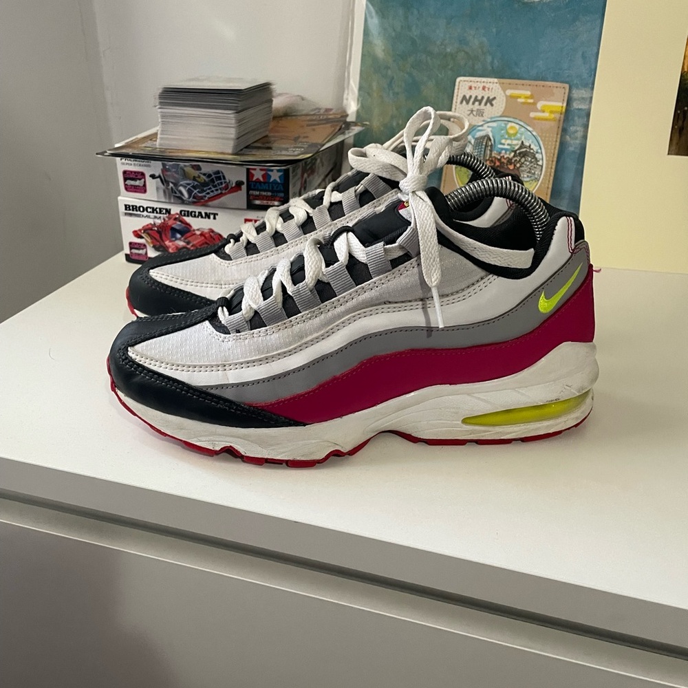 Nike Airmax 95 GS Grey Volt Rush Pink